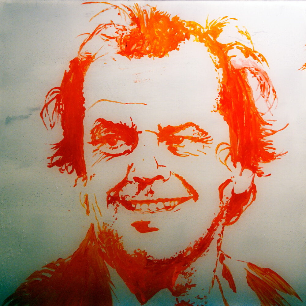 Jack Nicholson, acrylic